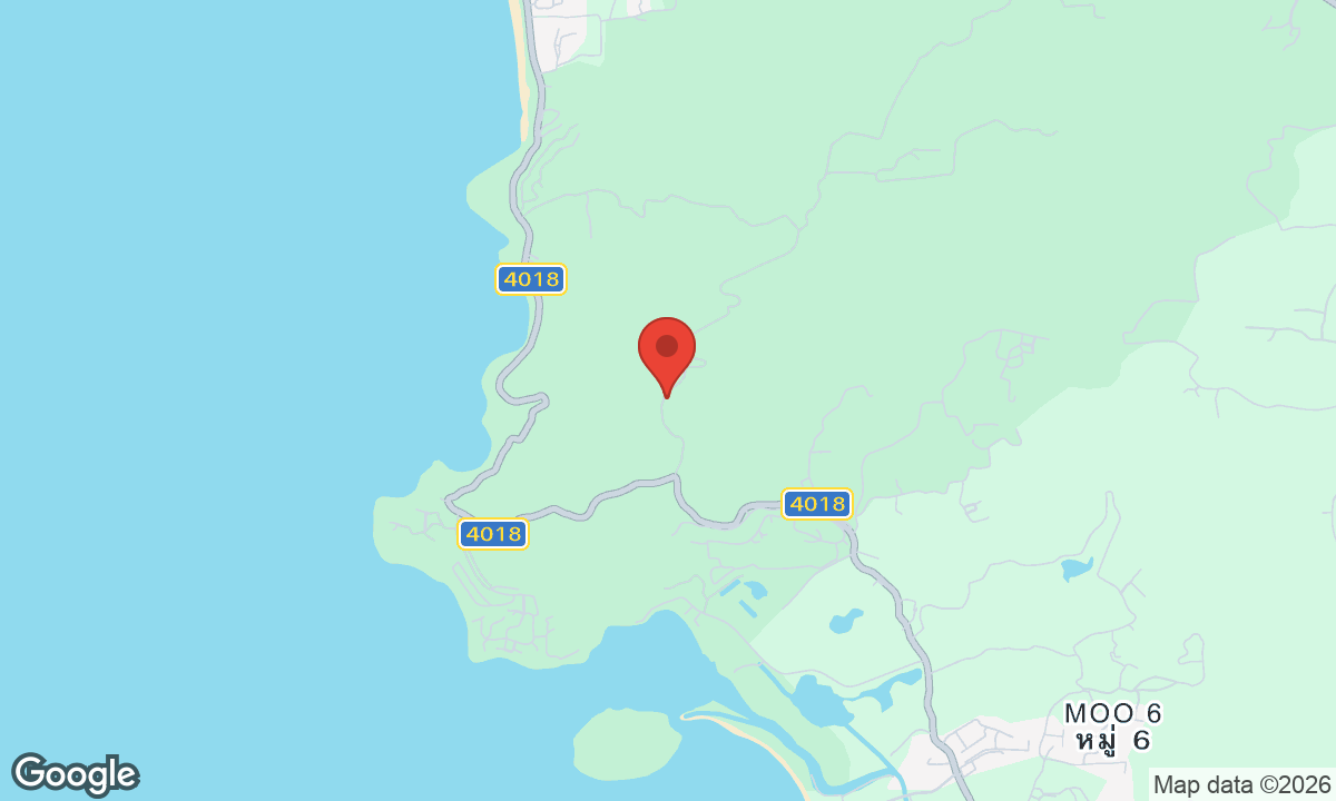 Map of Bang Tao Beach