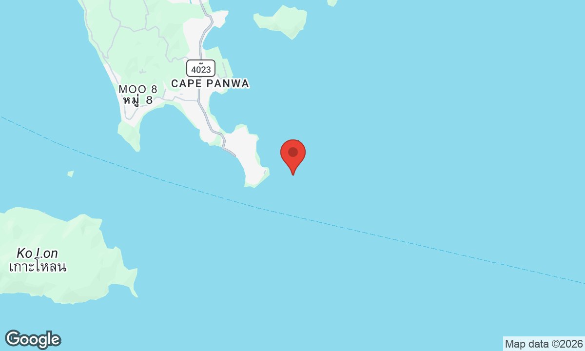 Map of Cape Panwa
