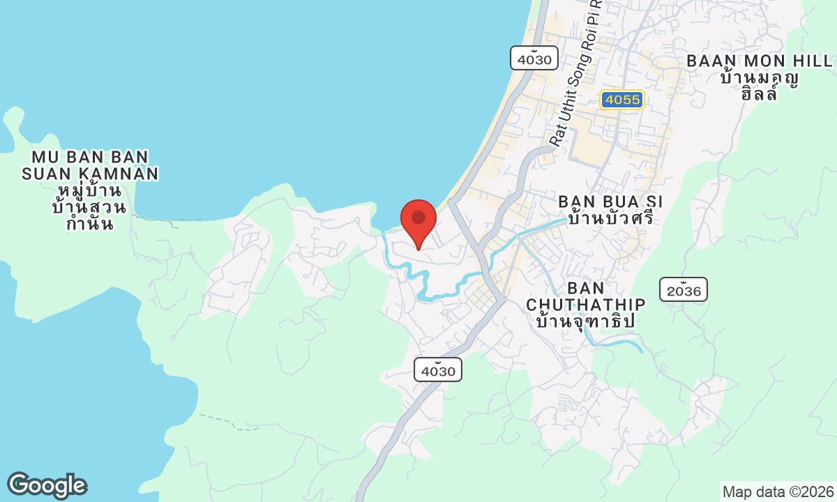 Map of Tri Trang Beach